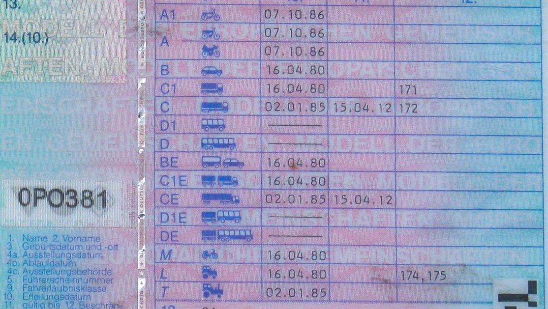 Führerschein Rückseite Fahrschule Gifhorn
